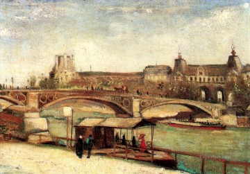カルーゼル橋とルーヴル美術館 フィンセント・ファン・ゴッホ Oil Paintings